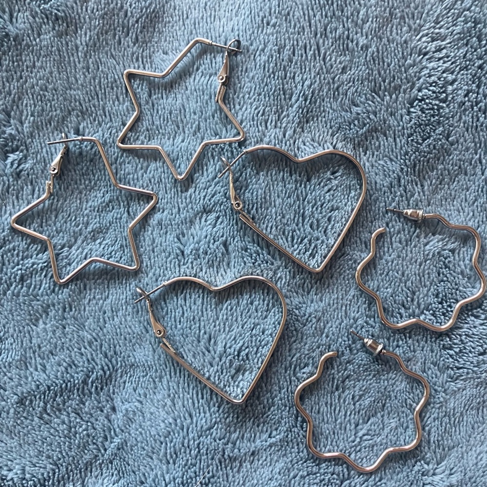 Free With Purchase! Urban Outfitters Silver Earring Set